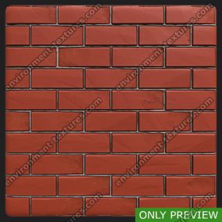 PBR wall bricks preview 0002